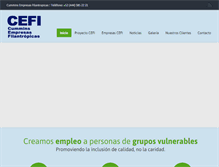 Tablet Screenshot of cefi.com.mx