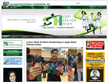Tablet Screenshot of cefi.edu.ph